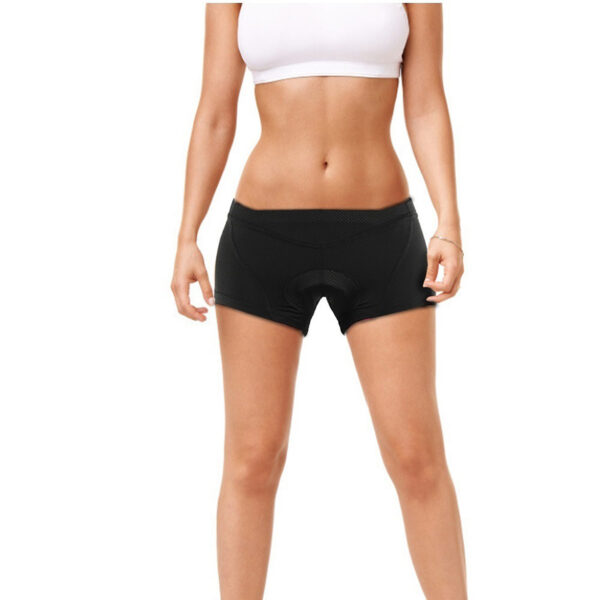 Shorts Ciclismo Feminino Com Forro Espuma Rosa D60 - Imagem 1