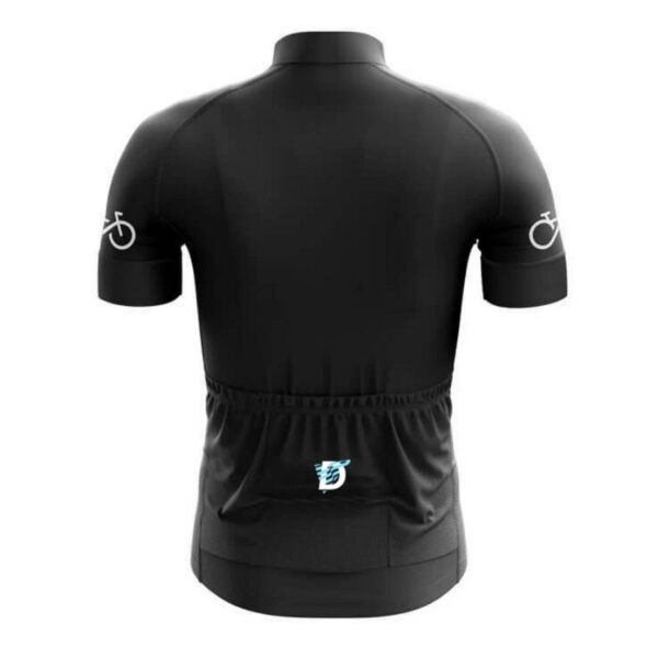 Camisa Ciclismo Infantil Bike Forever Preta Manga Curta Dryfit - Imagem 4