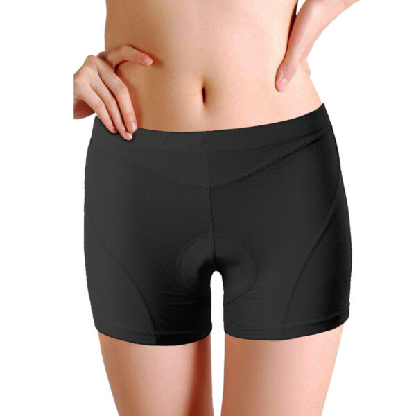 Shorts Ciclismo Feminino Com Forro Espuma Rosa D60 - Imagem 3