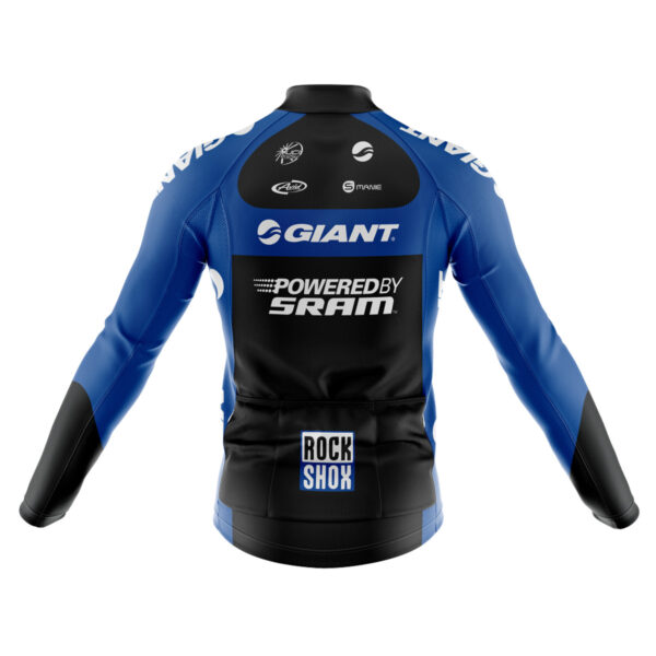 Camisa Ciclismo Giant Manga Longa Zíper Full Proteção UV Dry Fit - Imagem 2