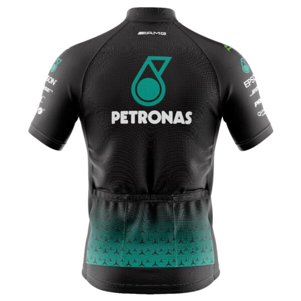 Camisa Ciclismo Infantil Petronas Manga Curta Dryfit Proteção Uv - Imagem 5