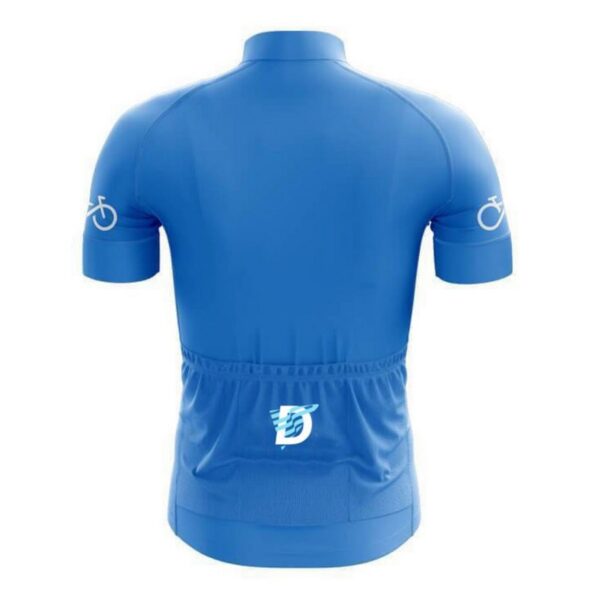 Camisa Ciclismo Infantil Bike Forever Azul Manga Curta Dryfit - Imagem 4
