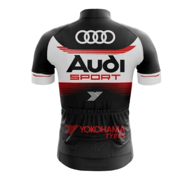 Camisa Ciclismo Infantil Audi Manga Curta Dryfit - Imagem 4
