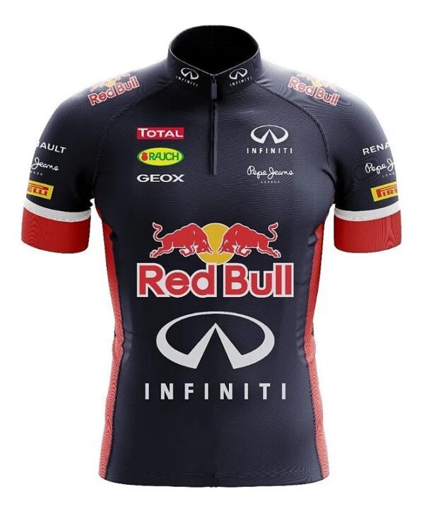 Kit Camisa Ciclismo Red Bull Pai E Filho Profissional - Imagem 4