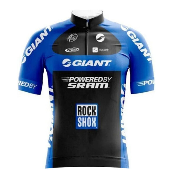 Camisa Ciclismo Giant Dry Fit Roupa Mtb Manga Curta Bike - Imagem 1