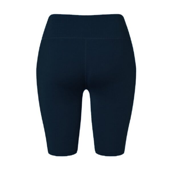 Bermuda Fitness Com Bolso Academia Dry Fit Cintura Alta Azul - Imagem 3