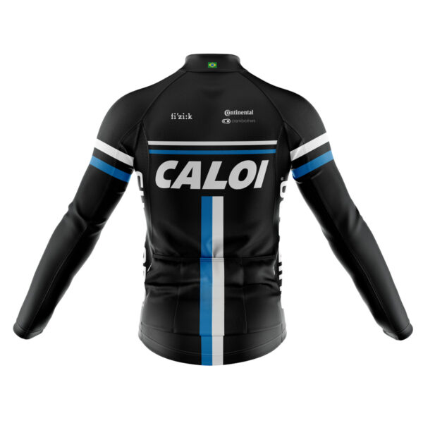 Camisa Ciclismo Caloi Manga Longa Zíper Full Fitness Dry Fit Decole - Imagem 2