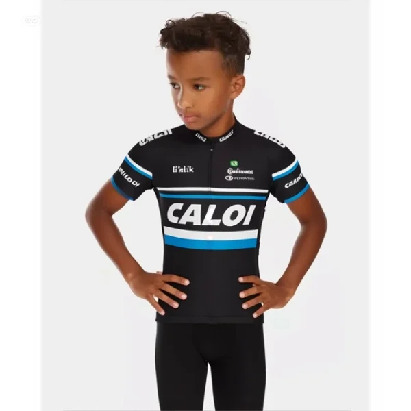 Camisa Ciclismo Infantil Caloi Manga Curta Dryfit - Imagem 1