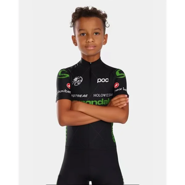 Camisa Ciclismo Infantil Criança Cannondale Manga Curta Dryfit - Imagem 1