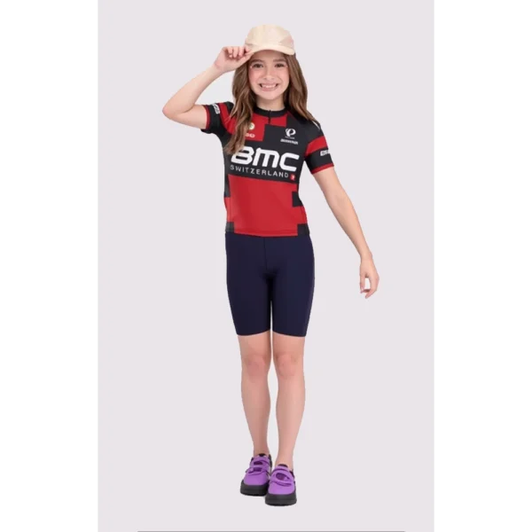 Camisa Ciclismo Infantil BMC Manga Curta Dryfit - Imagem 1