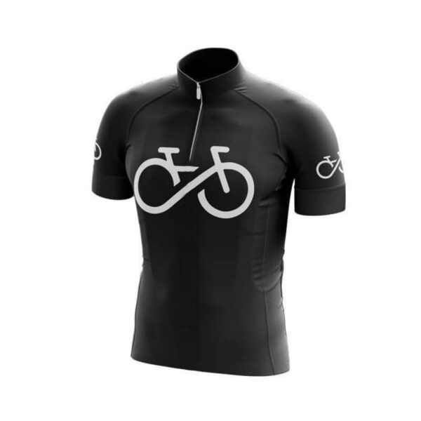 Kit Pai E Filho Camisa Ciclismo Bike Forever Preto Manga Curta - Imagem 7