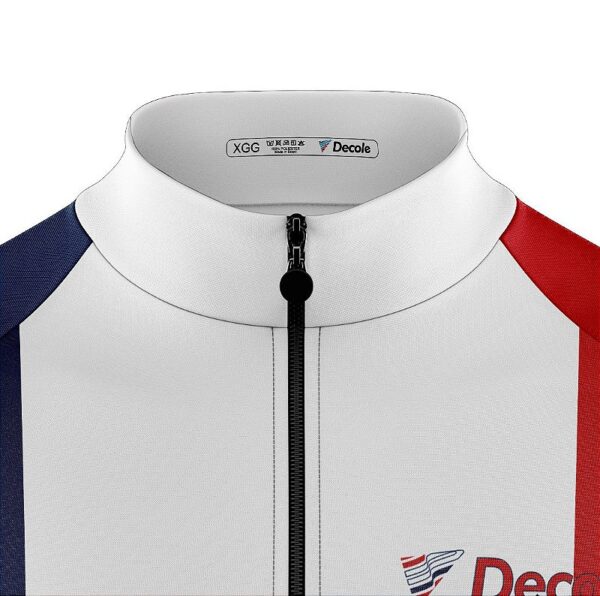 Camisa Ciclismo França Manga Longa Decole Uv Bike - Imagem 3
