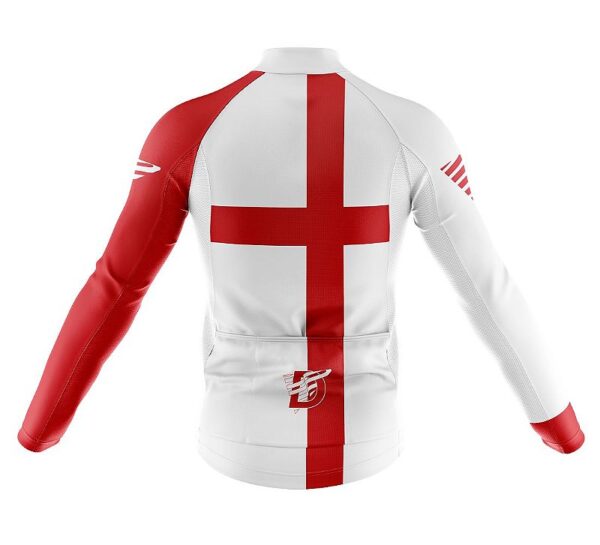 Camisa Ciclismo Inglaterra Manga Longa Decole Uv Bike - Imagem 2