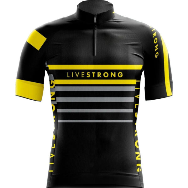Kit Camisa Ciclismo Pai E Filho Livestrong Dry Fit Mtb Bike - Imagem 6
